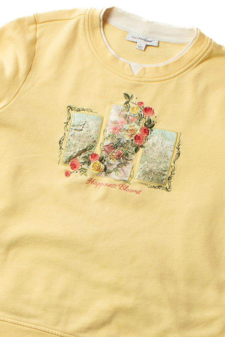 Vintage Happiness Blooms Sweatshirt (1990s)