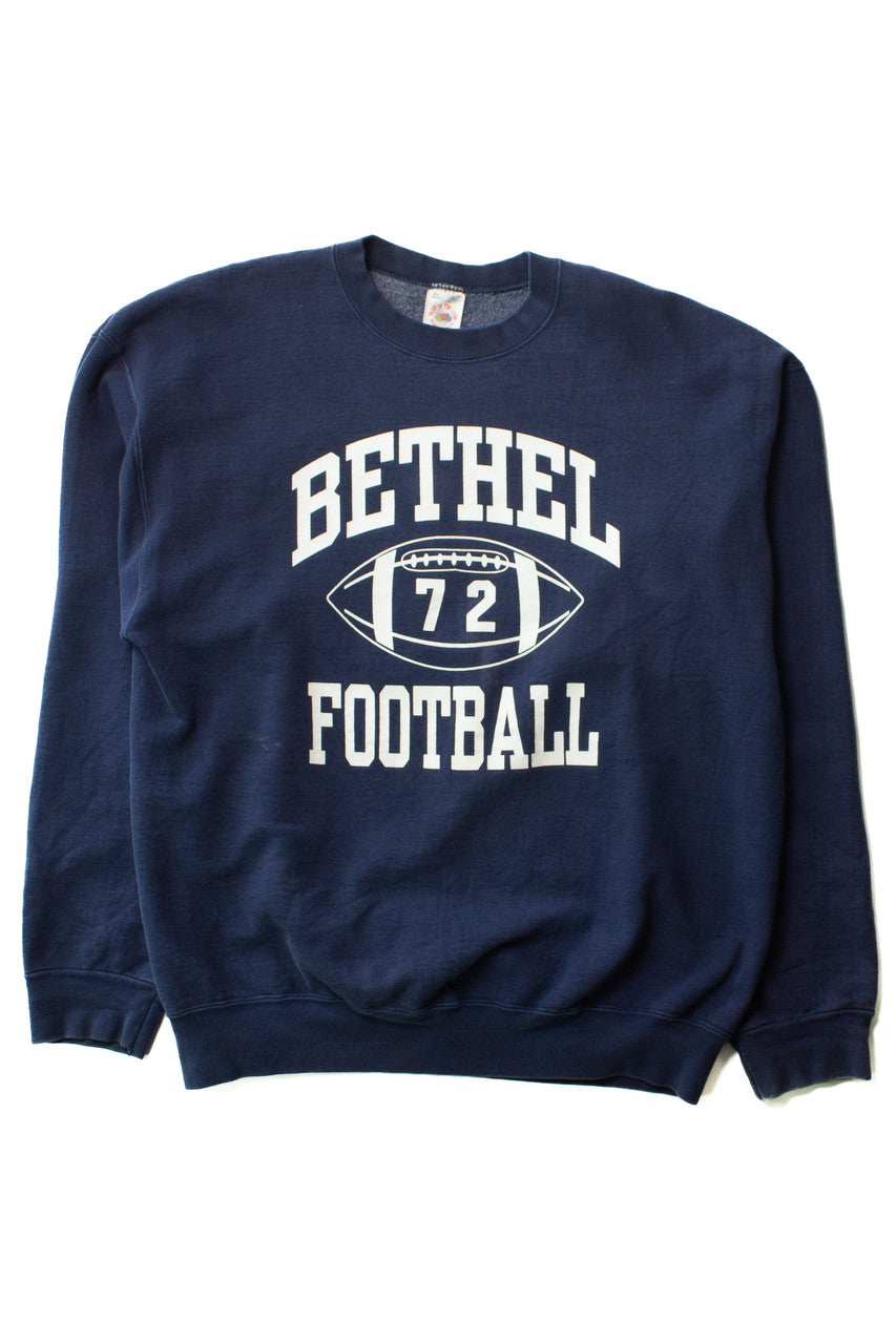 Vintage Bethel Football 72 Sweatshirt (1990s)