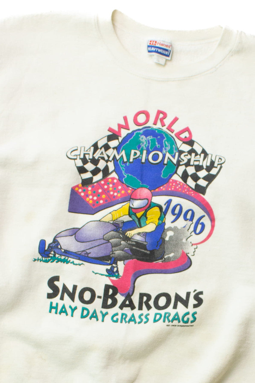 Vintage Sno-Baron's Hay Day Grass Drags Sweatshirt (1996)