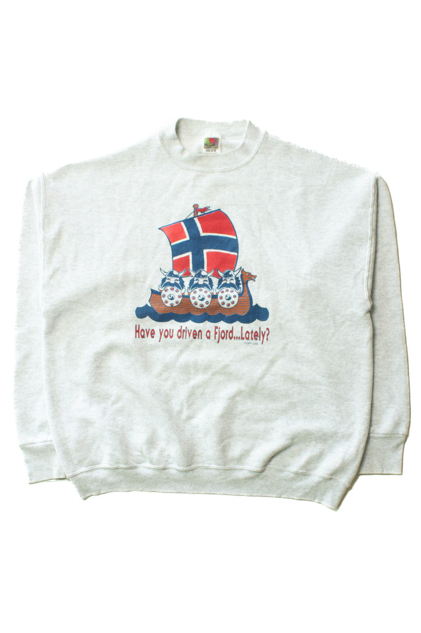 Vintage Have You Driven A Fjord Lately Sweatshirt (1990s)