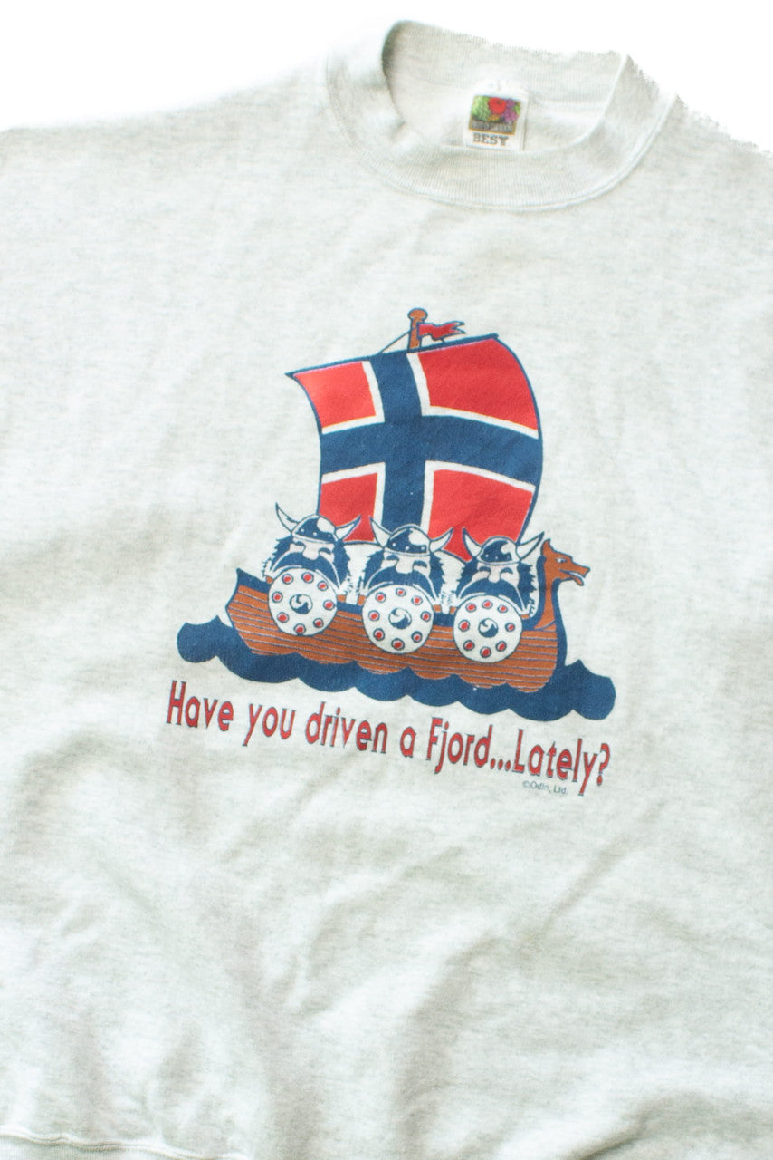 Vintage Have You Driven A Fjord Lately Sweatshirt (1990s)