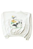 Vintage Always A Lady Cat Sweatshirt (1990s)