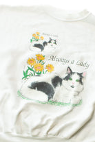 Vintage Always A Lady Cat Sweatshirt (1990s)