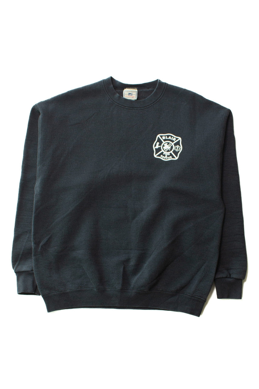 Vintage Blair Fire & Rescue Sweatshirt (1990s)