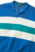 Vintage Hunt Club Striped Polo Sweatshirt (1990s)