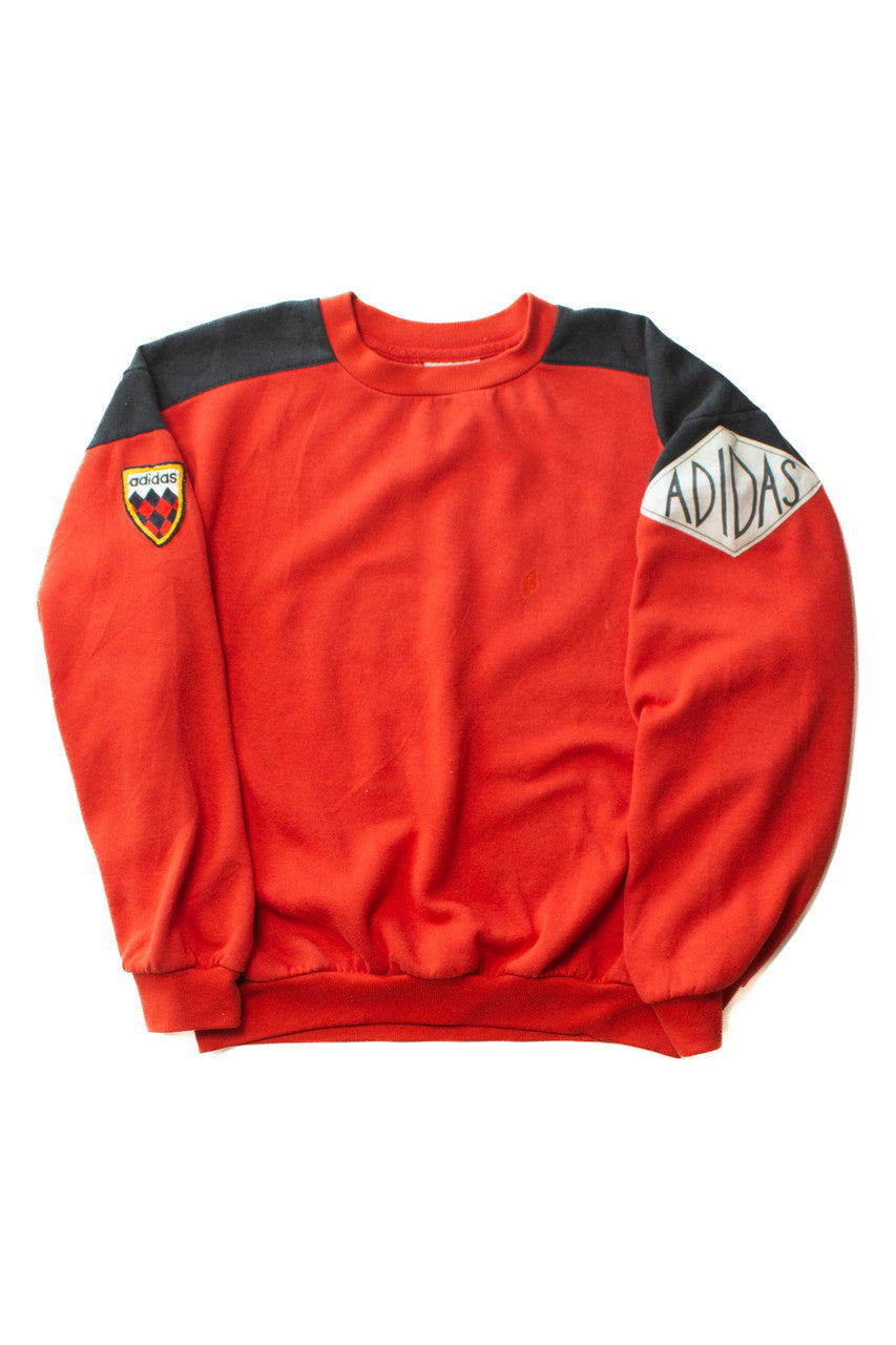 Vintage Adidas Shoulder Patches Sweatshirt (1990s)