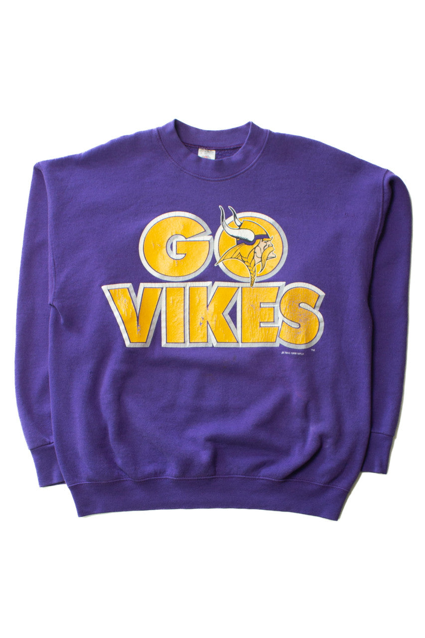 Vintage Go Vikes Team Roster Sweatshirt (1998)