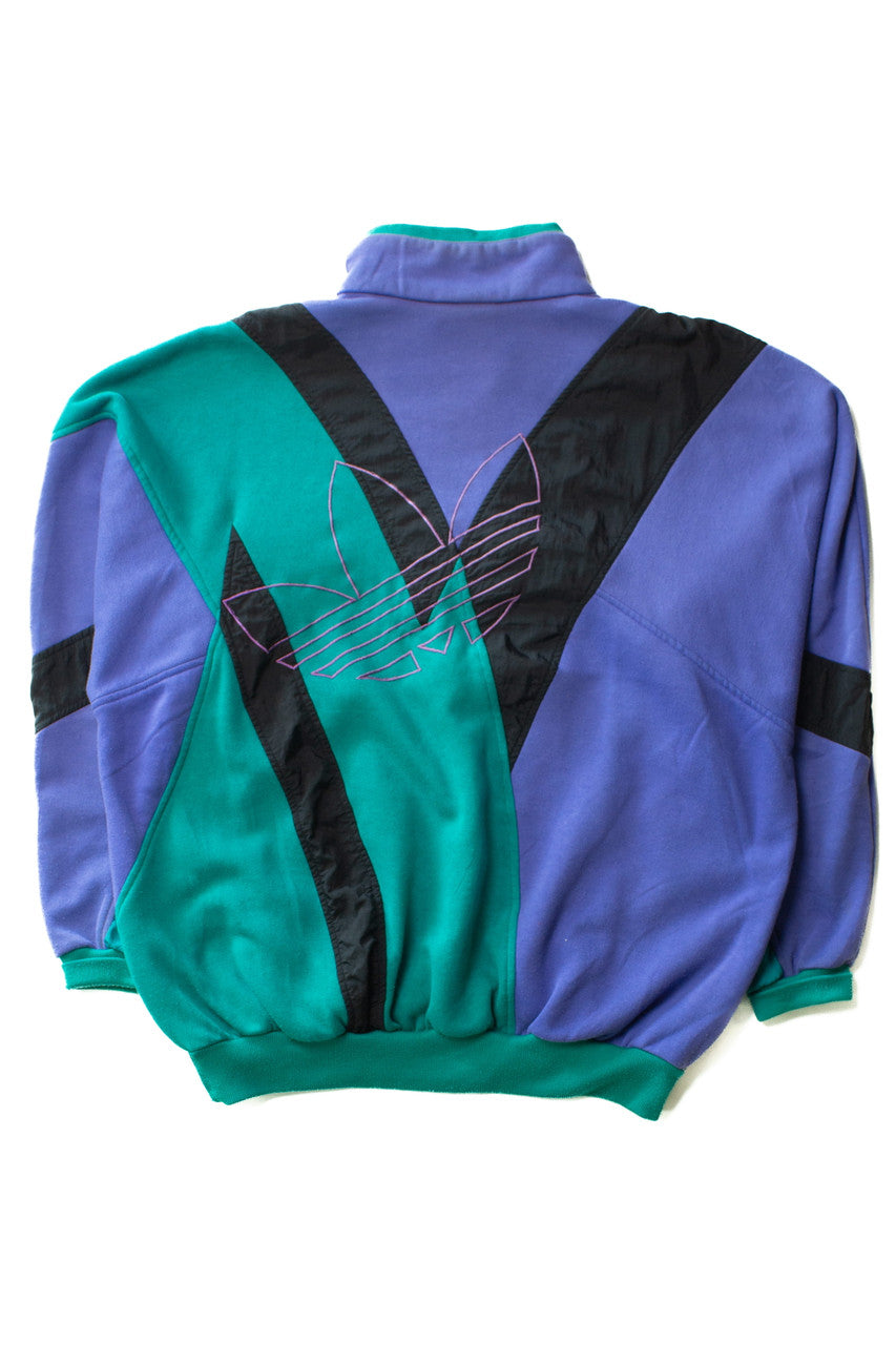 Vintage Adidas Half Zip Color Block Pullover (1990s)