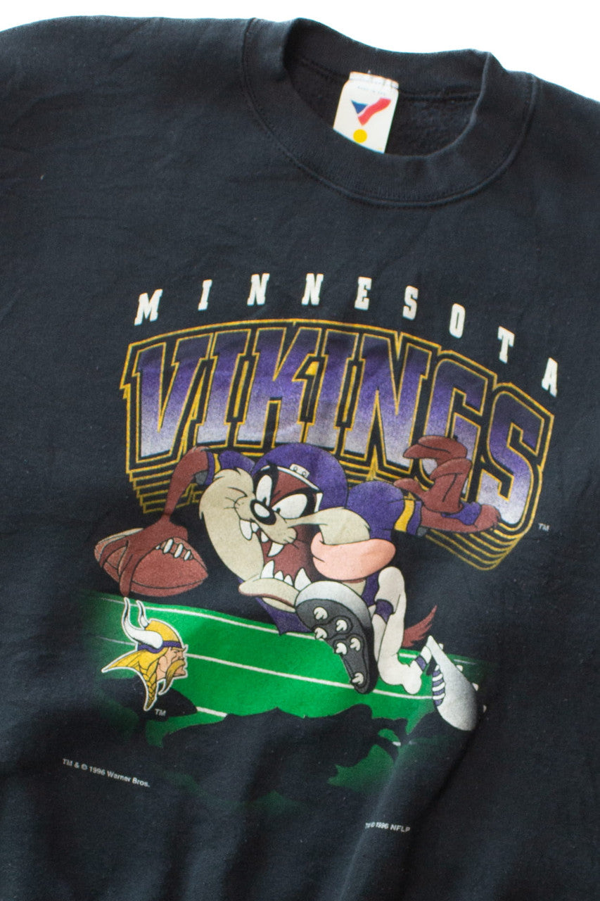 Vintage Minnesota Vikings Taz Sweatshirt (1996)