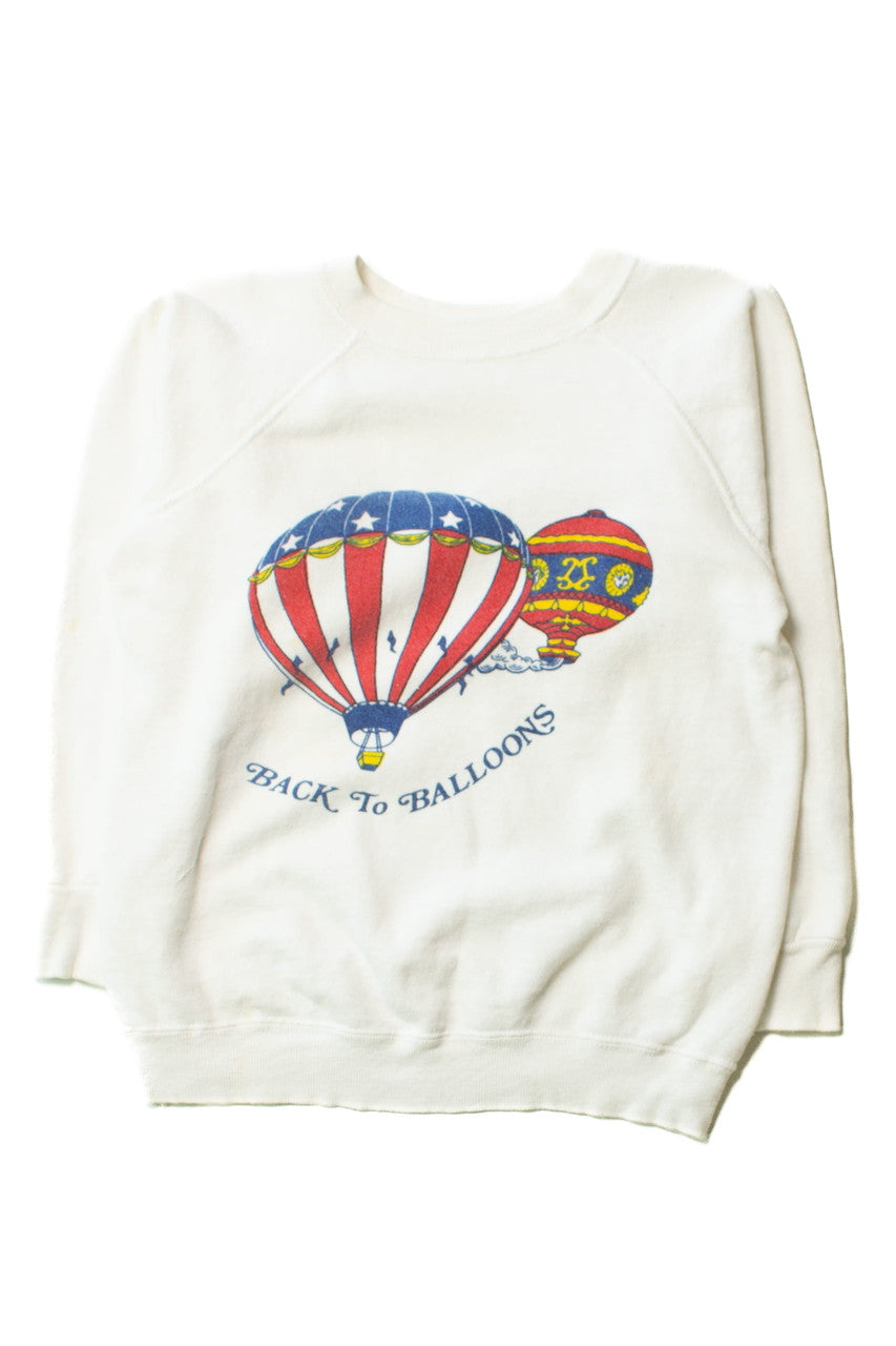 Vintage Back To Balloons Kid's Sweatshirt (1980s)