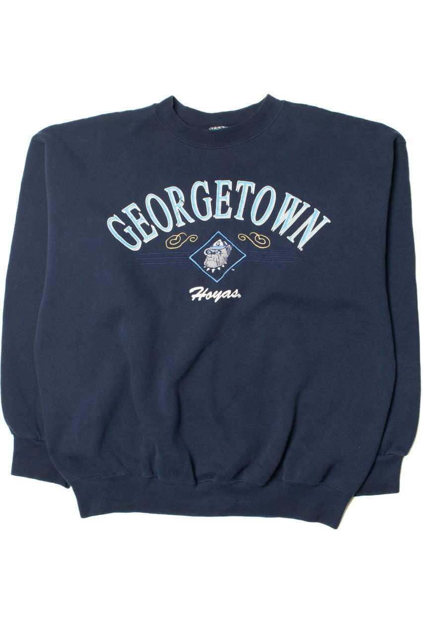 Vintage Georgetown University Hoyas Mascot Sweatshirt