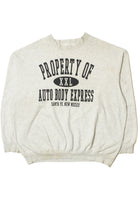 Vintage Distressed XXL "Auto Body Express" Sweatshirt