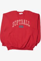 Vintage "Softball USA" Embroidered Sweatshirt