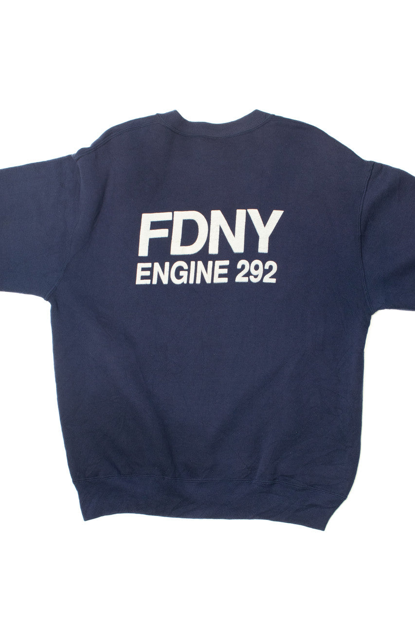 Vintage FDNY "Engine 292" NYC Fire Department Sweatshirt