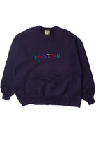Vintage Embroidered Boston Sweatshirt