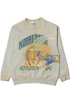 Vintage Notre Dame Fightin' Irish Football Wraparound Print Sweatshirt