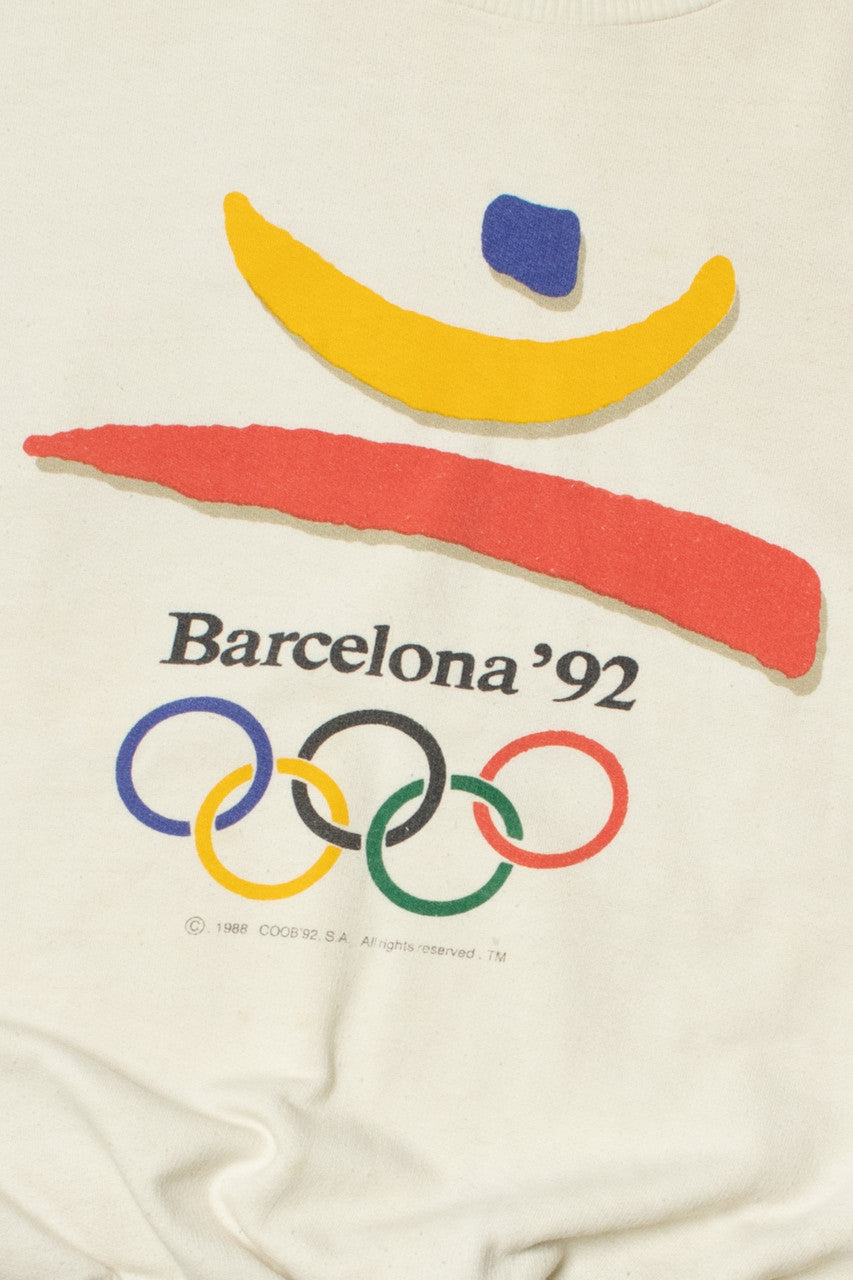 Vintage 1992 "Barcelona '92" Olympics Sweatshirt