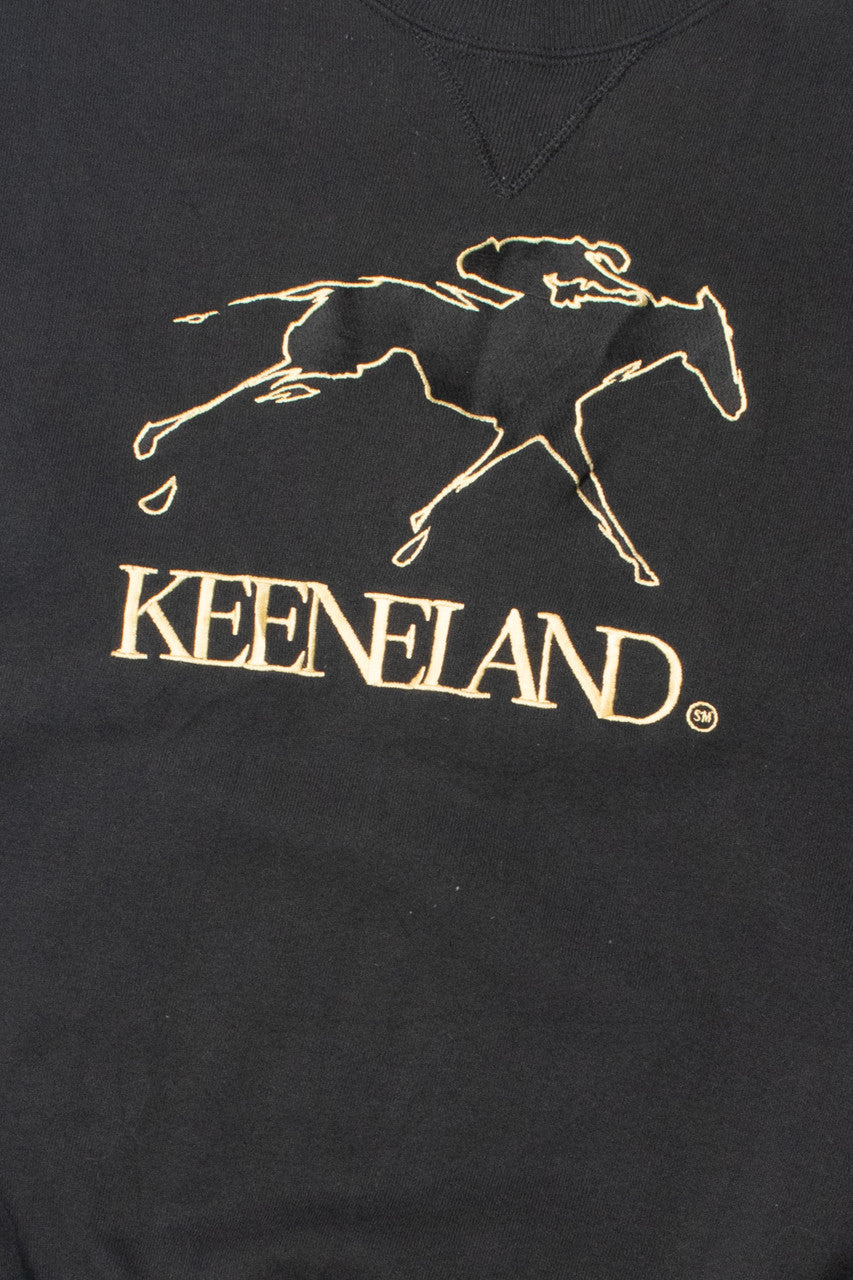 Vintage Embroidered Horse "Keeneland" Sweatshirt