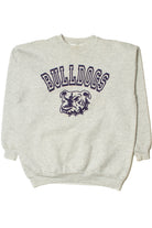 Vintage Purple "Bulldogs" Mascot Sweatshirt