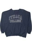 Vintage Ithaca College Navy Blue Sweatshirt