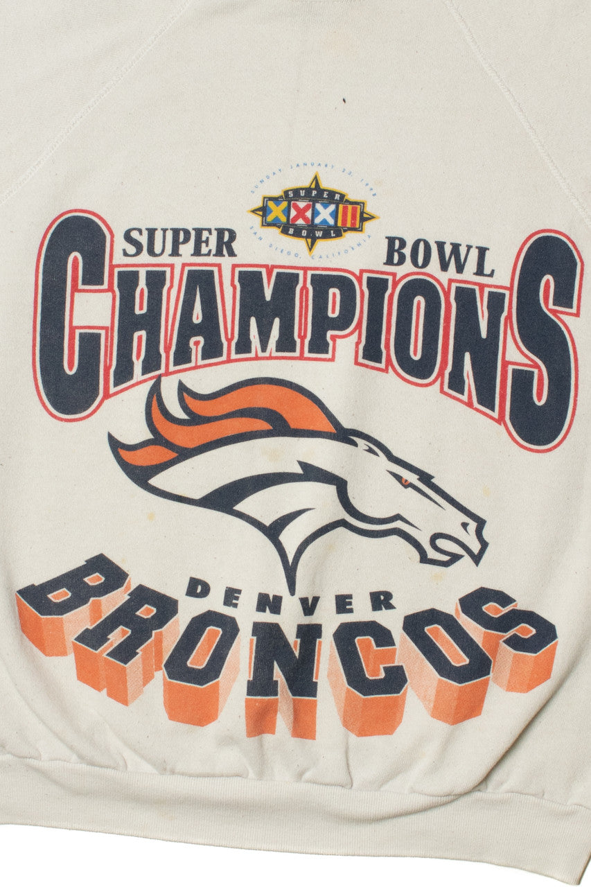 Vintage 1998 Denver Broncos Super Bowl Champions Sweatshirt