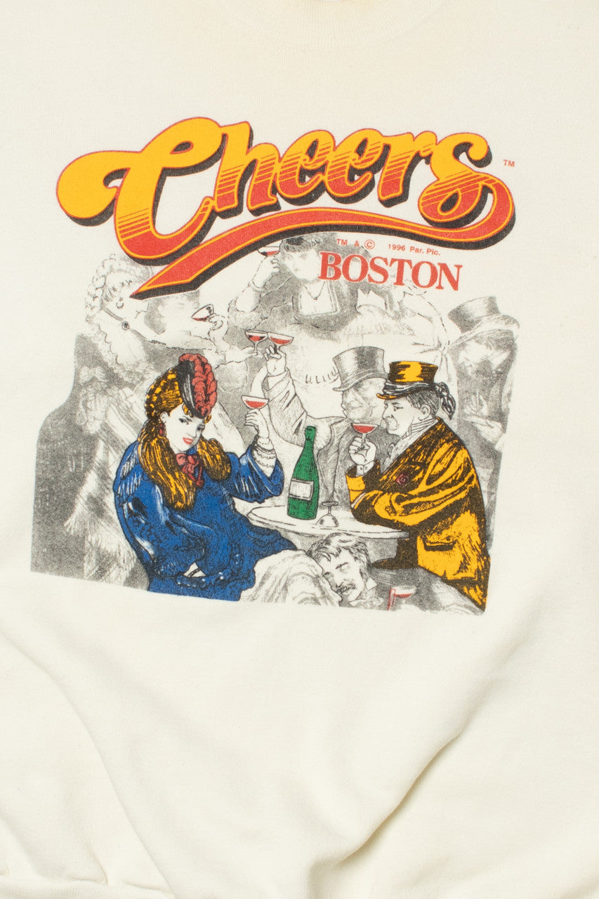 Vintage 1996 "Cheers" TV Show Promotional Sweatshirt