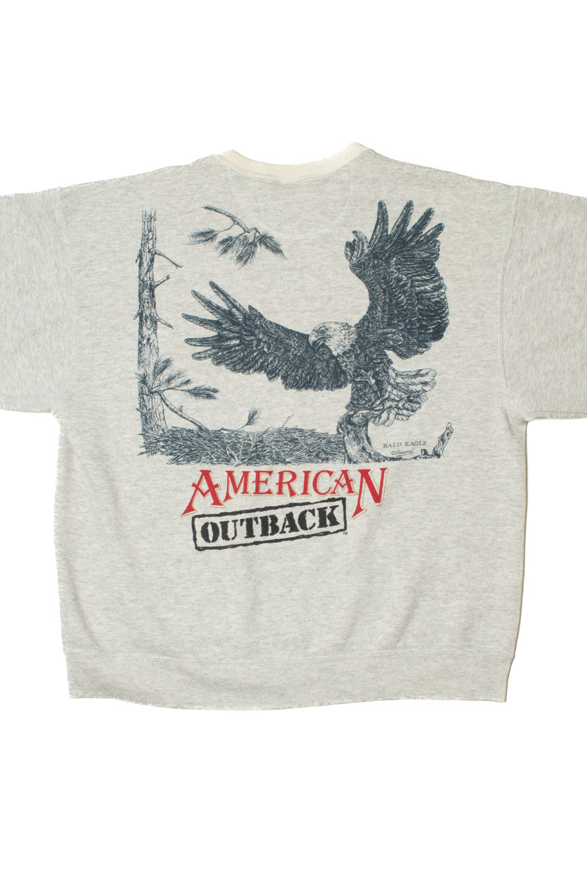 Vintage "American Outback" Eagle Graphic Sweatshirt