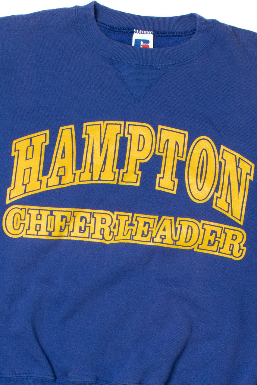Vintage "Hampton Cheerleader" Russell Athletic Sweatshirt