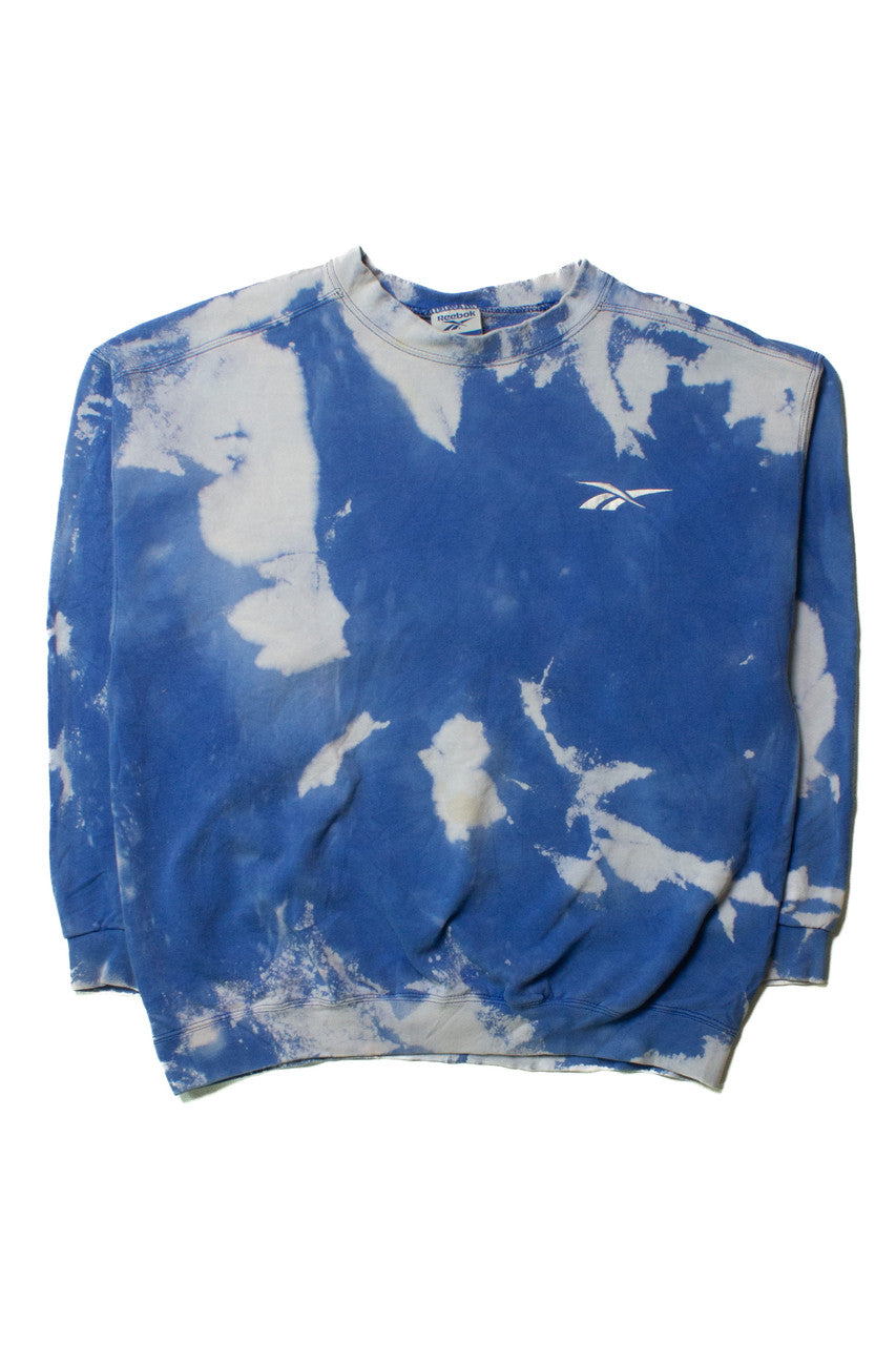 Vintage Blue Tie Dye Reebok Sweatshirt (1990s)