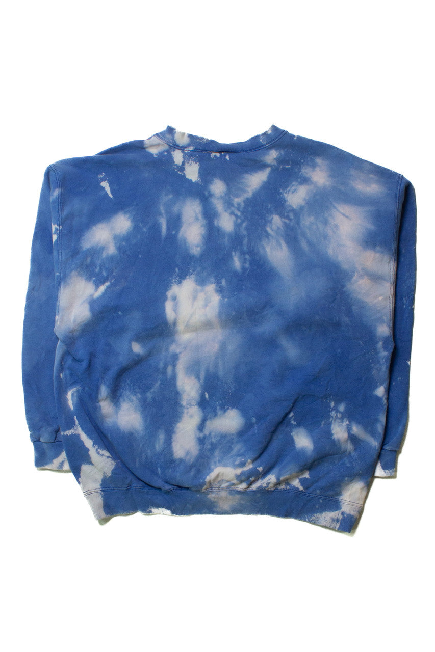 Vintage Blue Tie Dye Reebok Sweatshirt (1990s)