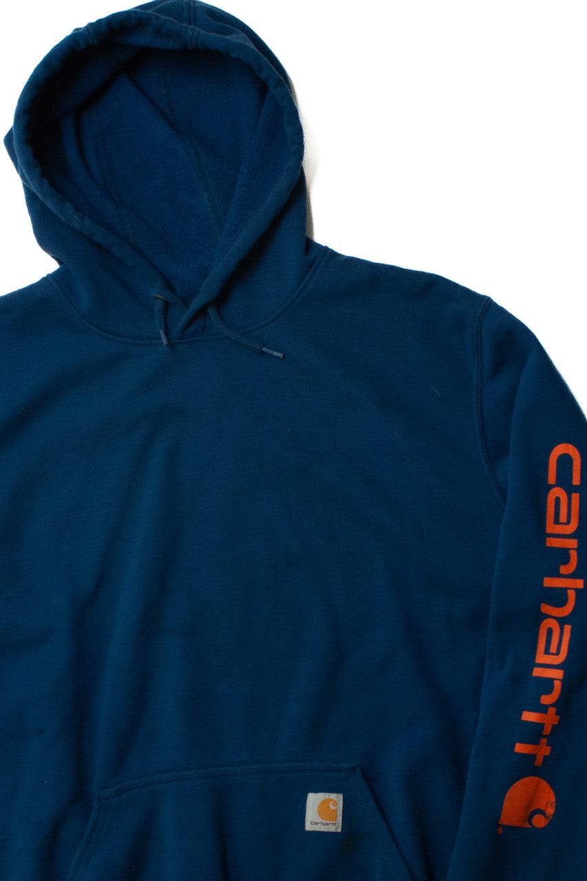 Blue Carhartt Hooded Sweatshirt (2010s)