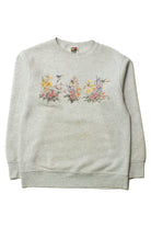 Vintage Hummingbird Flowers Sweatshirt (1990s) 9713