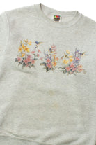 Vintage Hummingbird Flowers Sweatshirt (1990s) 9713