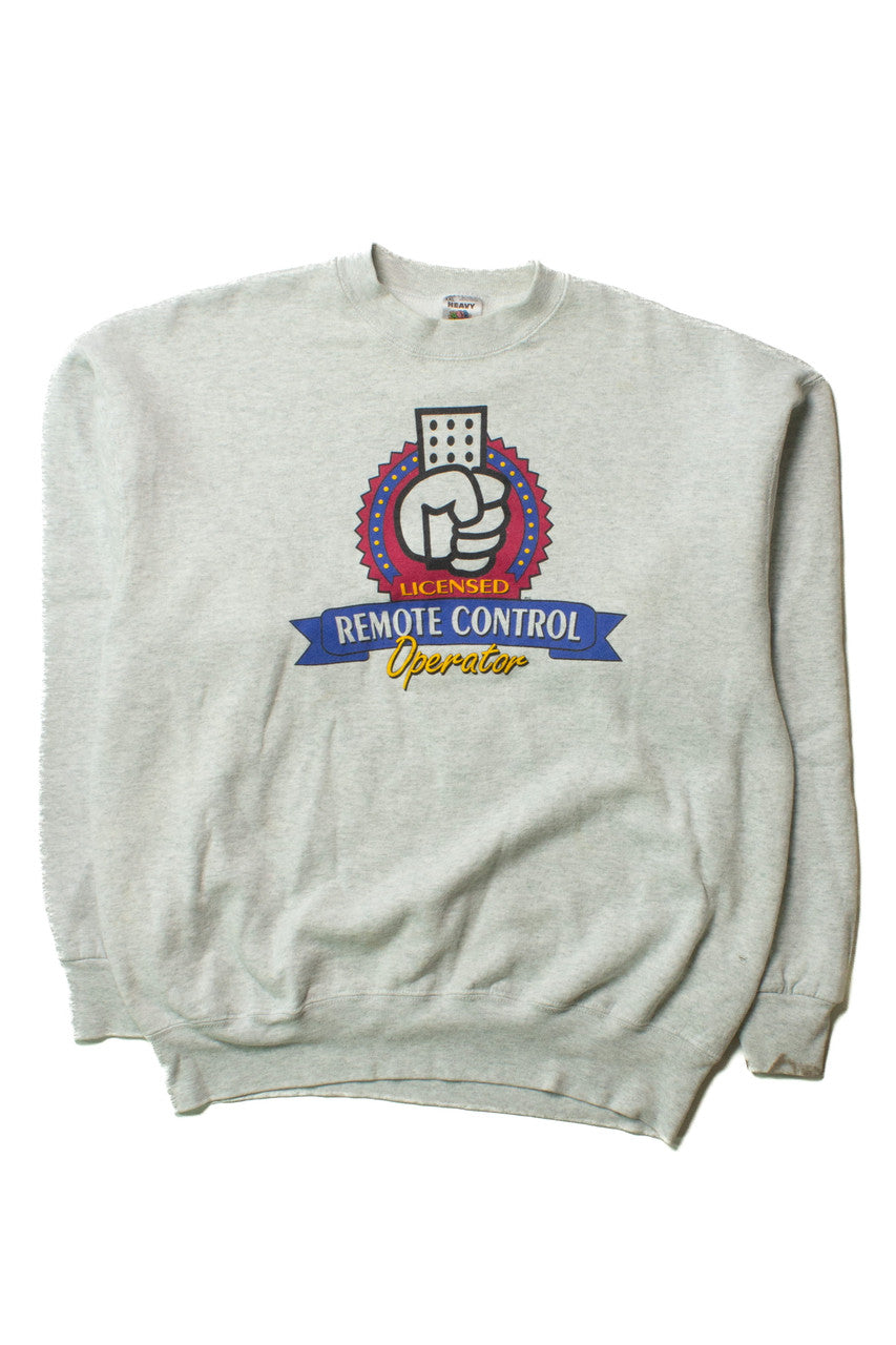 Vintage Remote Control Operator Sweatshirt (1990s)