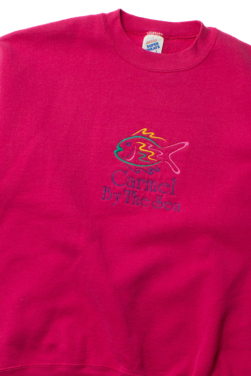 Vintage Carmel By The Sea Fish Sweatshirt (1990s)