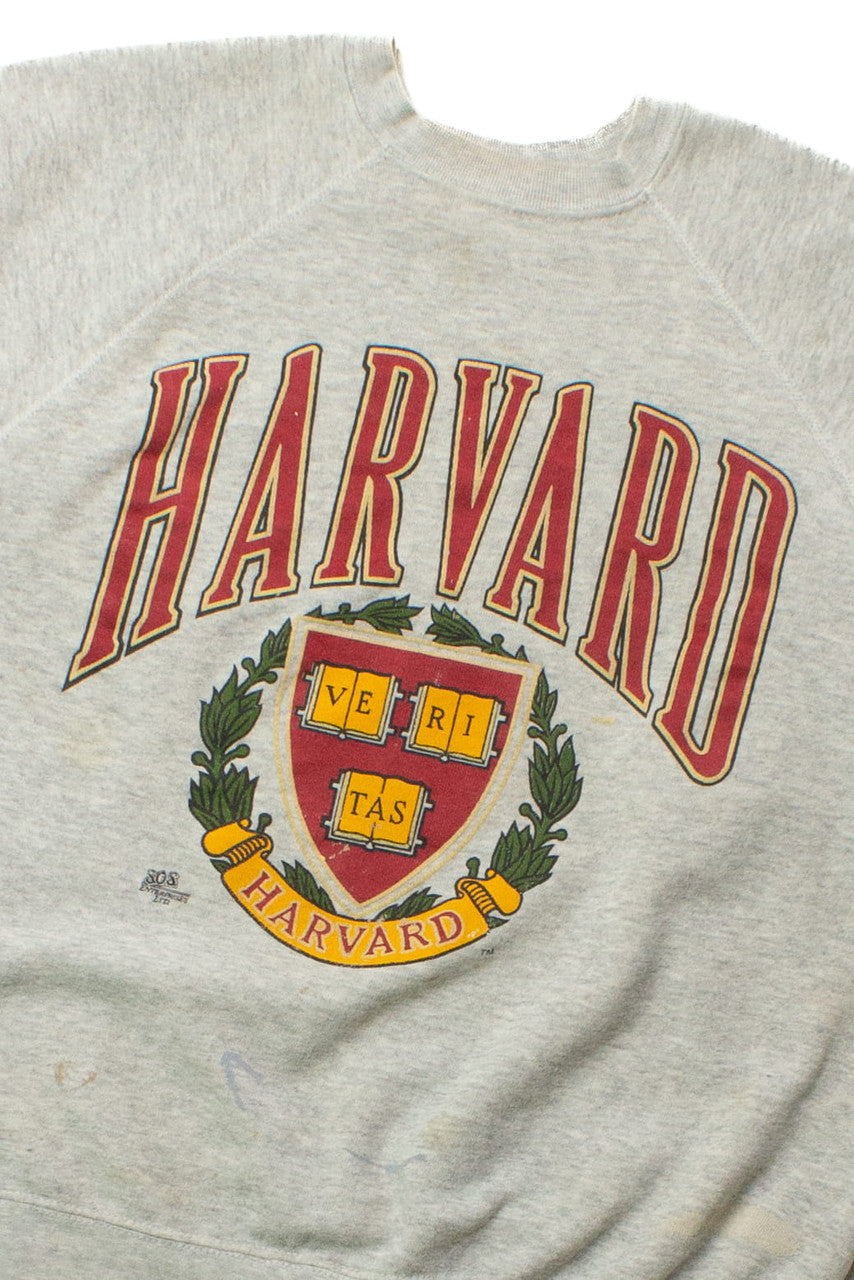Vintage Harvard Veritas Sweatshirt (1990s) 9729