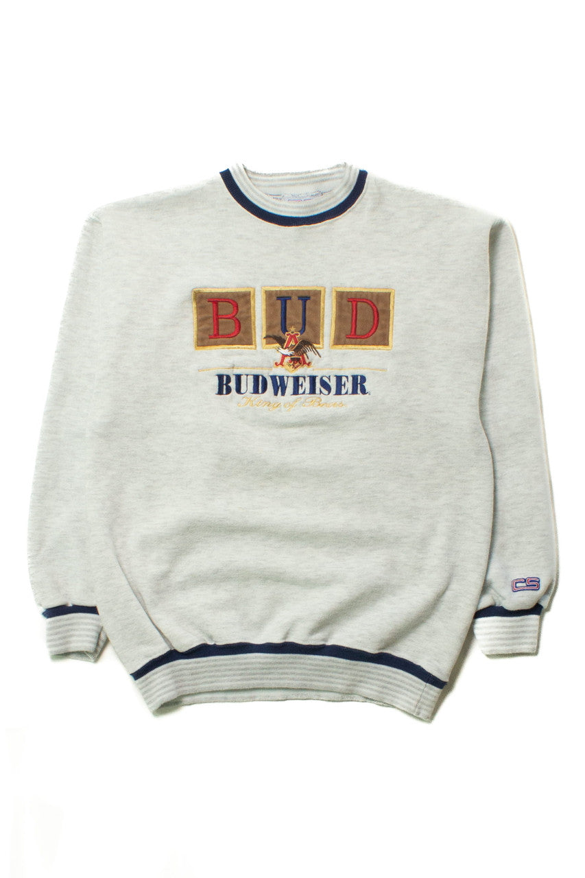 Vintage "BUD" Budweiser King of Beers Sweatshirt (1990s)