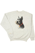 Vintage Schnauzer Dog Fruit of the Loom Sweatshirt