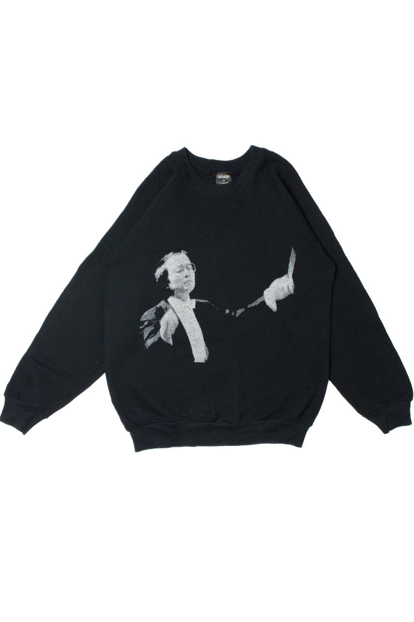 Vintage "BBC Welsh Symphony Orchestra" Conductor Front/Back Print Sweatshirt