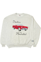 Vintage "Timeless 56 Ford" Classic Car Hand Embroidered Sweatshirt