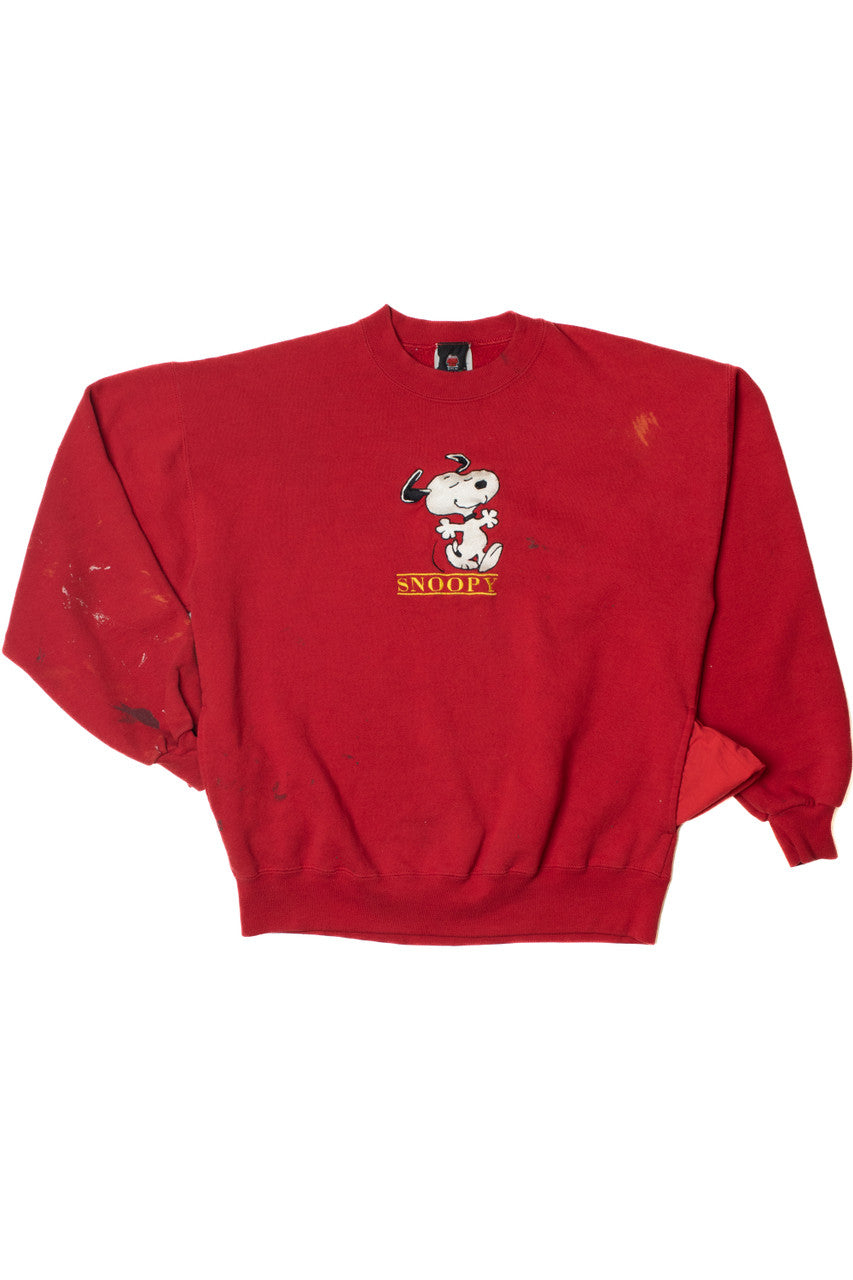 Vintage "Snoopy" Embroidered Peanuts Collection Sweatshirt