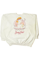 Vintage "Serving Fish!" Sweatshirt