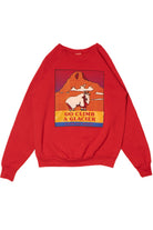 Vintage 1989 "Go Climb A Glacier" Glacier Park, Montana Mountain Goat Sweatshirt