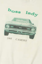 Vintage "Boss Lady" 1968 Camero Cut Off Sleeves Sweatshirt