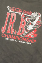 Vintage 1993 Distressed Hockey "Western Canada Championship" Sweatshirt