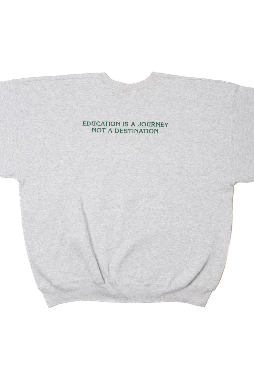 Vintage Prescott College "Education Is A Journey Not A Destination" Sweatshirt