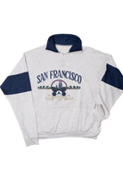 Vintage San Francisco Kangaroo Pocket Quarter Zip Sweatshirt