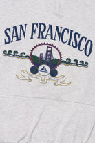 Vintage San Francisco Kangaroo Pocket Quarter Zip Sweatshirt