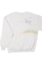 Vintage Lighthouse Coastal Scene Wraparound Print Sweatshirt
