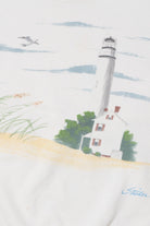 Vintage Lighthouse Coastal Scene Wraparound Print Sweatshirt